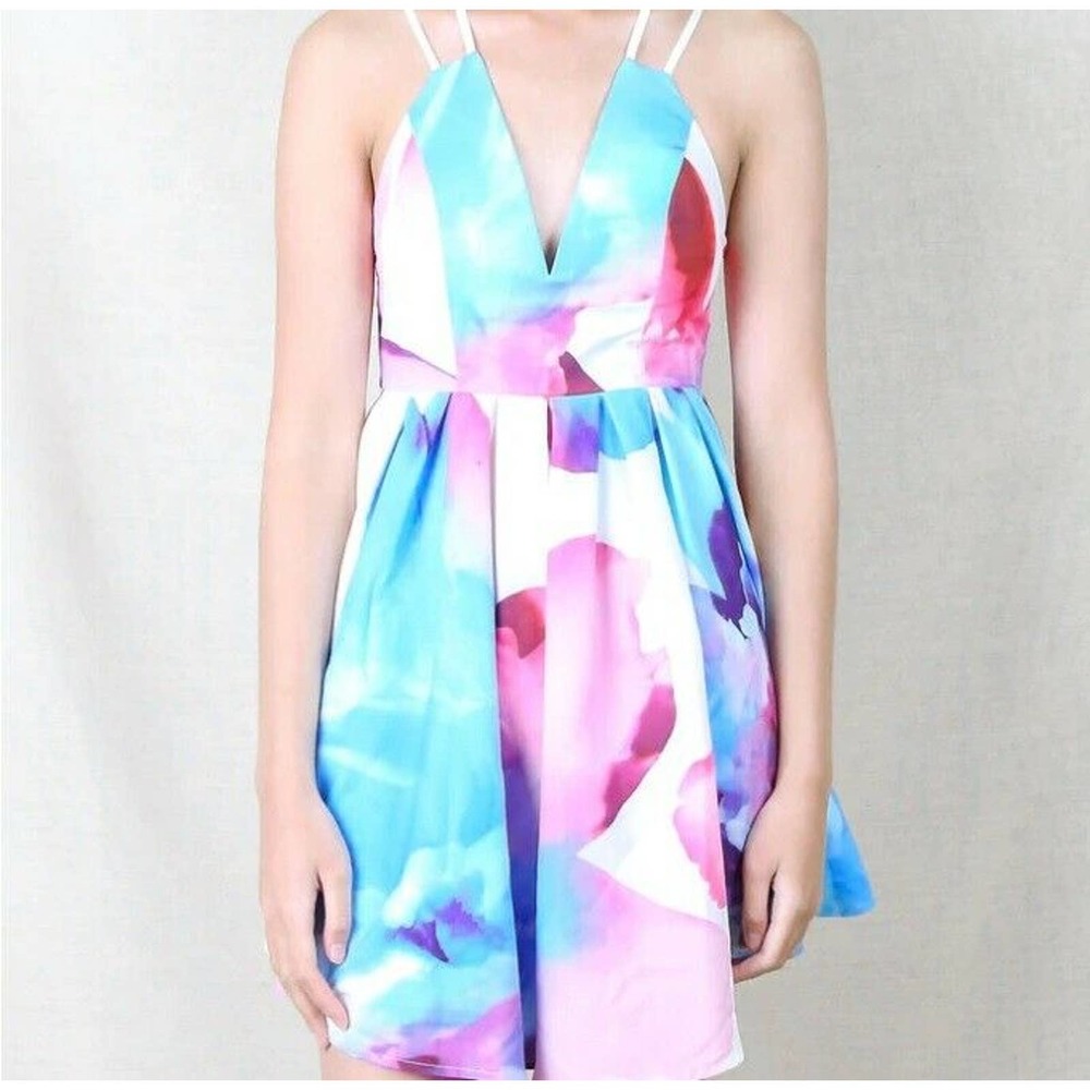 Guide the Way Floral Dress in Multi with Tag